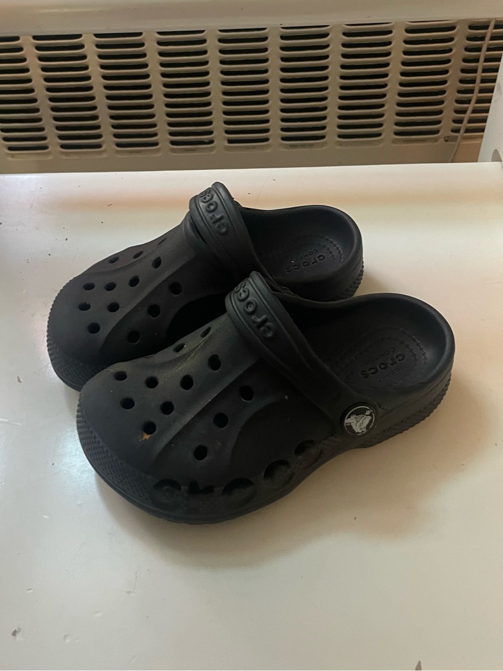 Black crocs